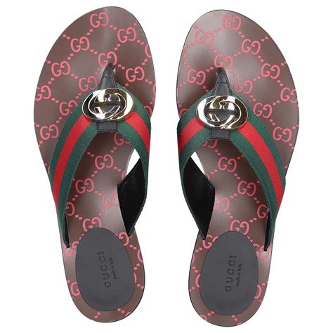 women gucci flops|Gucci flip flops for women.